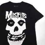 MISFITS Rock Band T-Shirt, Size M, Black Cotton, Crimson Ghost