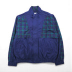 90s Vintage Windbreaker Sports Jacket, Nylon Check, XL, Golf Life