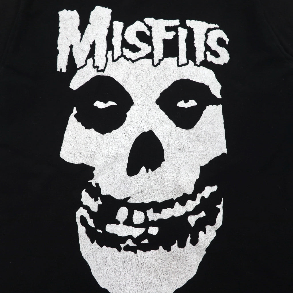 MISFITS Rock Band T-Shirt, Size M, Black Cotton, Crimson Ghost