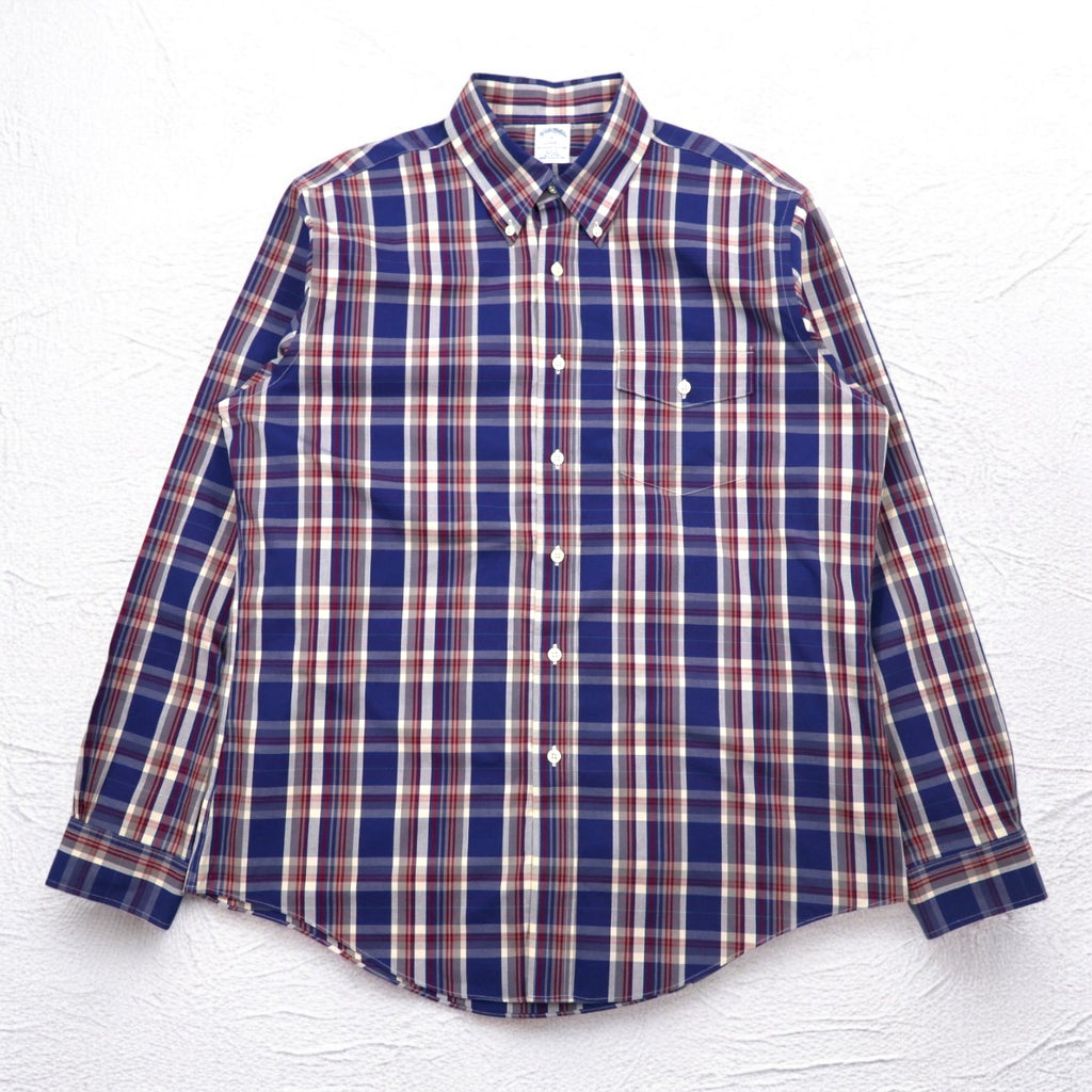 Brooks Brothers 346 ボタンダウンシャツ L マルチカラー 胸ポケット THE ORIGINAL POLO SHIRT