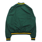 Made in USA 90s DOHERTY DUNNE Ribline Half Zip Nylon Jacket, Piste, L, Green