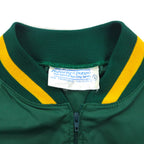 Made in USA 90s DOHERTY DUNNE Ribline Half Zip Nylon Jacket, Piste, L, Green
