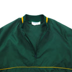 Made in USA 90s DOHERTY DUNNE Ribline Half Zip Nylon Jacket, Piste, L, Green