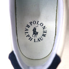 Ralph Lauren low-top sneakers, size 25.5cm, canvas, THORTON III-NE, skull patch, 01087 J18