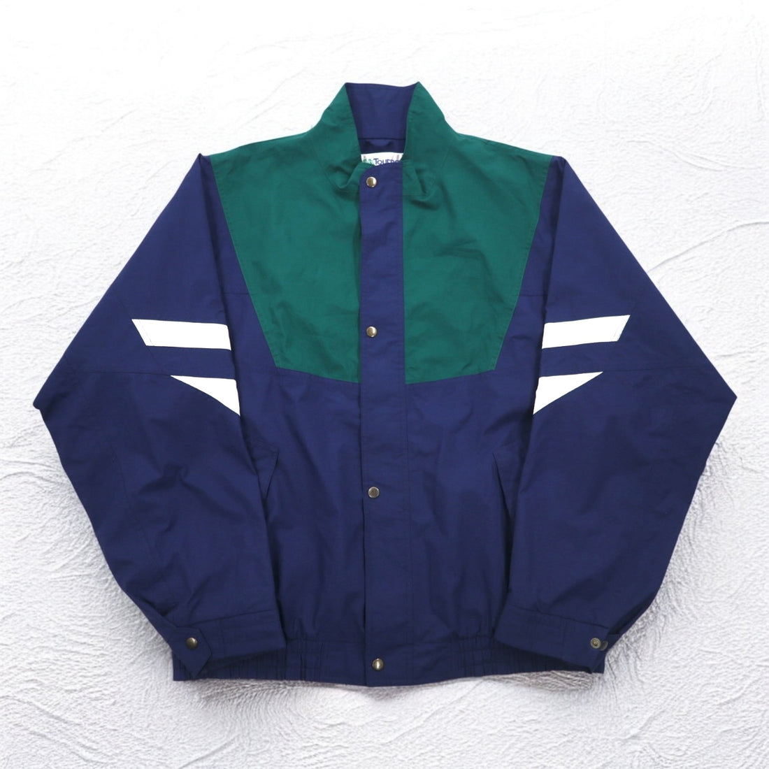Vintage 90s USA Made Windbreaker TOURNEY 90年代 USA製 ゴアテックス GORE-TEX ナイロンジャケット XXL グリーン ネイビー 防水