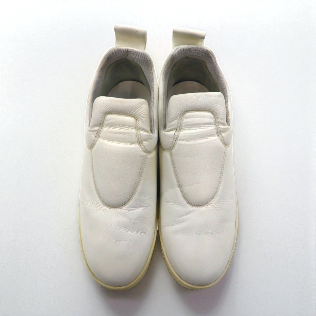 CELINE PULL ON Leather Slip-On Sneakers, Size 27cm, White, Size 35, Phoebe Era, Made in Italy, 314533RPOC.01OP