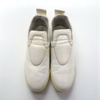 CELINE PULL ON Leather Slip-On Sneakers, Size 27cm, White, Size 35, Phoebe Era, Made in Italy, 314533RPOC.01OP