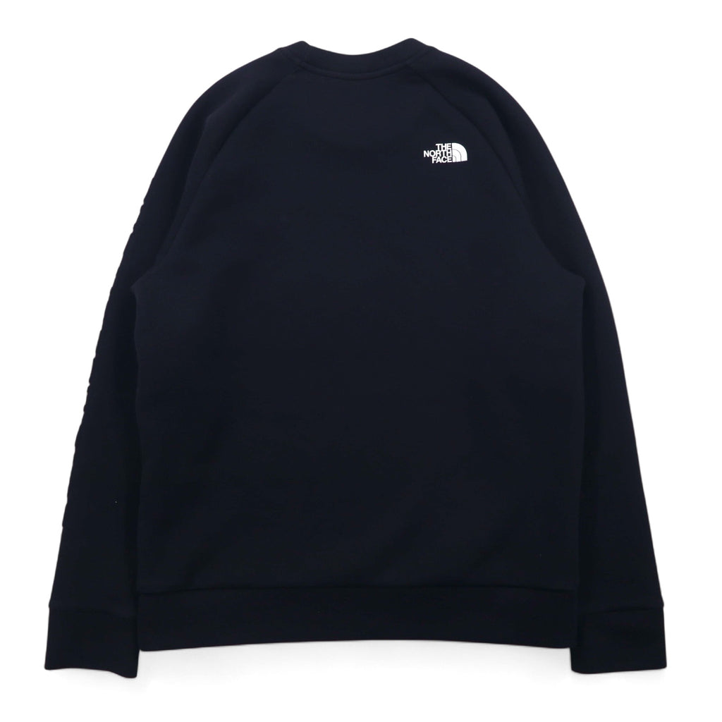 THE NORTH FACE テックエアー スウェット M ブラック ポリエステル レーヨン 袖ロゴ Tech Air Sweat Crew NT12087