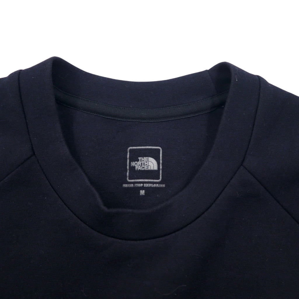 THE NORTH FACE テックエアー スウェット M ブラック ポリエステル レーヨン 袖ロゴ Tech Air Sweat Crew NT12087