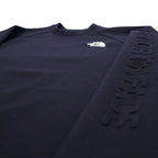 THE NORTH FACE テックエアー スウェット M ブラック ポリエステル レーヨン 袖ロゴ Tech Air Sweat Crew NT12087