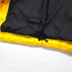 GANRYU Padded Down Tailored Jacket M Yellow Polyester Drawcord