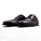 COLE HAAN Split Toe U-Tip Dress Shoes 26.5cm Brown Leather 01595