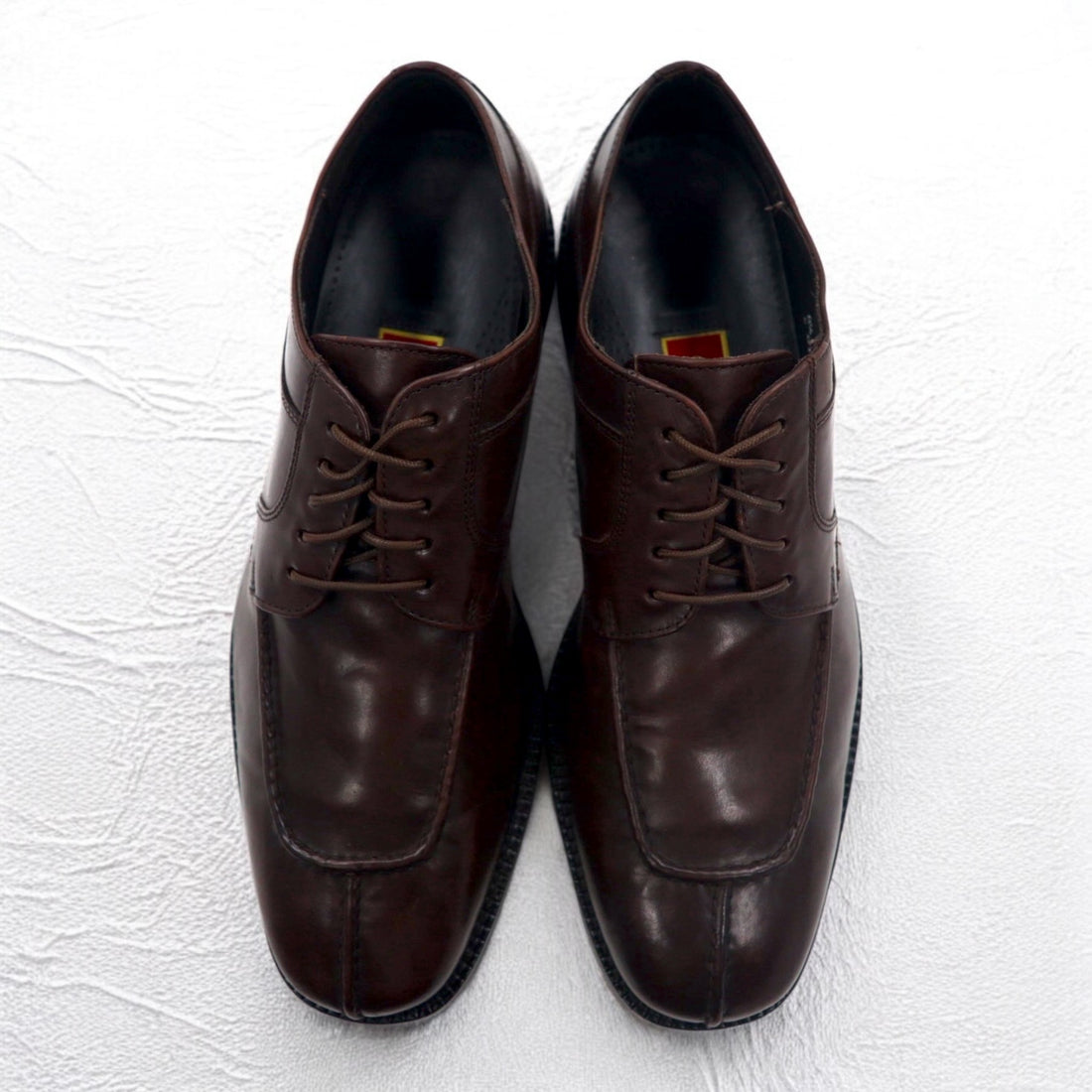 COLE HAAN Split Toe U-Tip Dress Shoes 26.5cm Brown Leather 01595