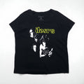 THE DOORS ドアーズ オフィシャル ロック バンド Tシャツ L ブラック コットン