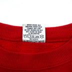 Made in USA 90s NBA Chicago Bulls CHICAGO BULLS Print Sweatshirt L Red NUTMEG