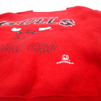 Made in USA 90s NBA Chicago Bulls CHICAGO BULLS Print Sweatshirt L Red NUTMEG