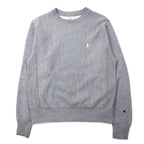 日本然リトテ-古着オンライン-Champion リバースウィーブ スウェット L グレー コットン 青単タグ 復刻 REVERSE WEAVE ホンジュラス製-Champion Reverse Weave Sweatshirt L Gray Cotton Single Blue Tag Reprint REVERSE WEAVE Honduras Made