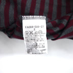 BURBERRY Border Tunic T-shirt, M, Grey, Shoulder button, One point logo embroidery, Made in Japan