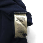 BURBERRY BRIT ノバチェック切り替え ポロシャツ XL ネイビー コットン 鹿の子 ワンポイントロゴ刺繍 トルコ製