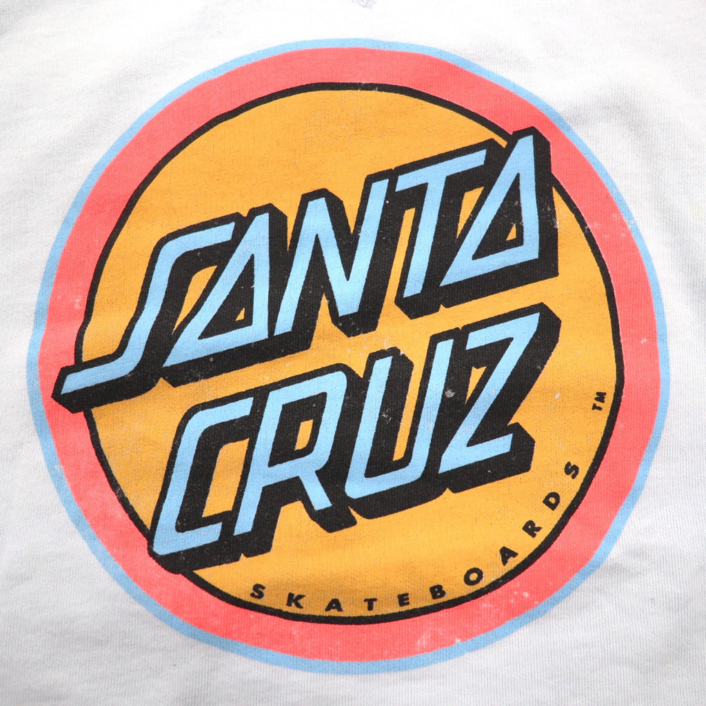 SANTA CRUZ Crewneck Sweatshirt L Blue Cotton Logo Print