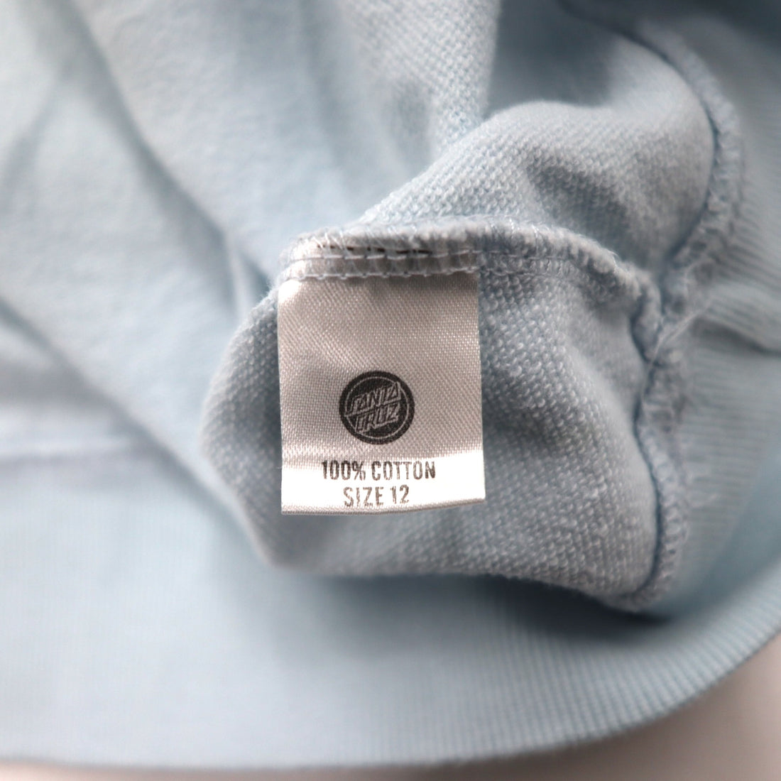SANTA CRUZ Crewneck Sweatshirt L Blue Cotton Logo Print