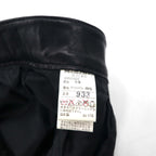Bell Maxim 2タック ワイド レザーパンツ スラックス XL ブラック 牛革 日本製