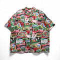 Reyn SPOONER 90年代 ハワイ(USA)製 AMERICAN CLASSICS アロハシャツ 2XL マルチカラー レーヨン NCAA OKLAHOMA SOONERS カレッジ フットボール