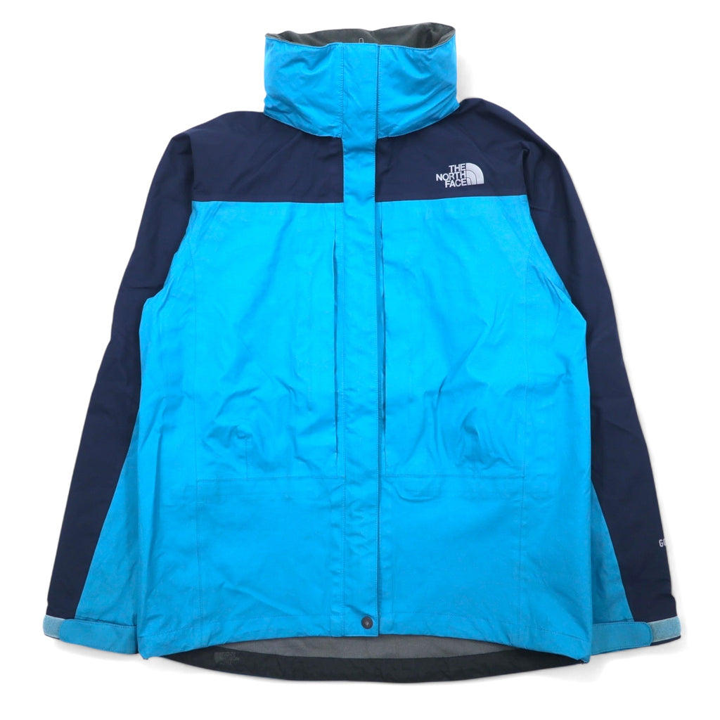 THE NORTH FACE レインテックス プラズマ RAINTEX PLASMA ゴアテックス GORE-TEX 防水 マウンテンパーカー セットアップ L ブルー ネイビー ナイロン NPW11402