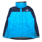 THE NORTH FACE レインテックス プラズマ RAINTEX PLASMA ゴアテックス GORE-TEX 防水 マウンテンパーカー セットアップ L ブルー ネイビー ナイロン NPW11402