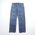 Levi's 90年代 USA製 505 ストレート デニムパンツ L インディゴ ブルー ジッパーフライ 505-4891