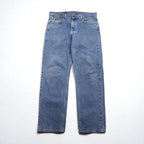 Levi's 90年代 USA製 505 ストレート デニムパンツ L インディゴ ブルー ジッパーフライ 505-4891