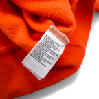 THE NORTH FACE Oversized Sweatshirt S Orange Cotton One Point Logo Embroidery