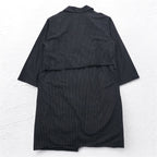 POLO RALPH LAUREN Robe Coat Gown M Black Check Belted Woven Robe Soho Plaid