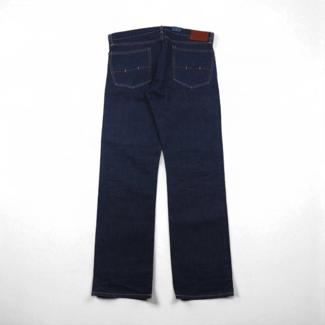Polo Ralph Lauren Rigid Denim Jeans, Size L, Indigo, Classic Fit, 867, Unused, Zipper Fly, Leather Patch