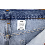 Levi's 00s 505 Regular Fit Denim Pants Size 34 Blue Cotton Zipper Fly Button Back 125 Made in Mexico
