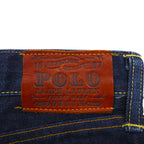 Polo Ralph Lauren Rigid Denim Jeans, Size L, Indigo, Classic Fit, 867, Unused, Zipper Fly, Leather Patch