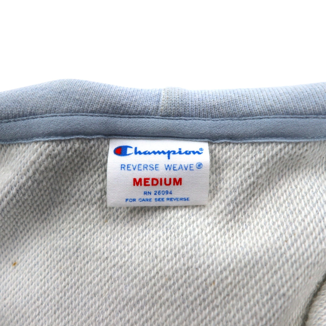 Champion Reverse Weave Double Zip-Up Hoodie, Medium, Light Blue, CWSF113