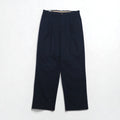 DOCKERS ( Levi's ) 90年代 2タック ワイド チノパンツ L ネイビー コットン センタープレス
