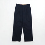 DOCKERS ( Levi's ) 90年代 2タック ワイド チノパンツ L ネイビー コットン センタープレス