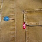 Levi's Duck Coverall Utility Work Jacket, Camel, Size M, A0744-0001