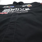 CHASE AUTHENTICS Short Sleeve Racing Shirt, XL, Black Cotton, NASCAR Snap Buttons