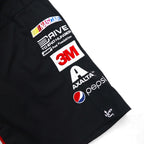 CHASE AUTHENTICS Short Sleeve Racing Shirt, XL, Black Cotton, NASCAR Snap Buttons