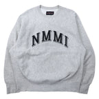 日本然リトテ-古着オンライン-JAN SPORT USA製 90年代 リバースウィーブ スウェット XXL グレー コットン 裏起毛 NMMI ( New Mexico Military Institute ) アーチロゴ ビッグサイズ-JAN SPORT USA Made 90's Reverse Weave Sweatshirt XXL Gray Cotton brushed lining NMMI (New Mexico Military Institute) Arch Logo Big Size