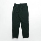 South2 West8 Poly Stretch Twill Track Pants, Size L, Khaki, Zippered Legs, Slit, HM852, Made in Japan