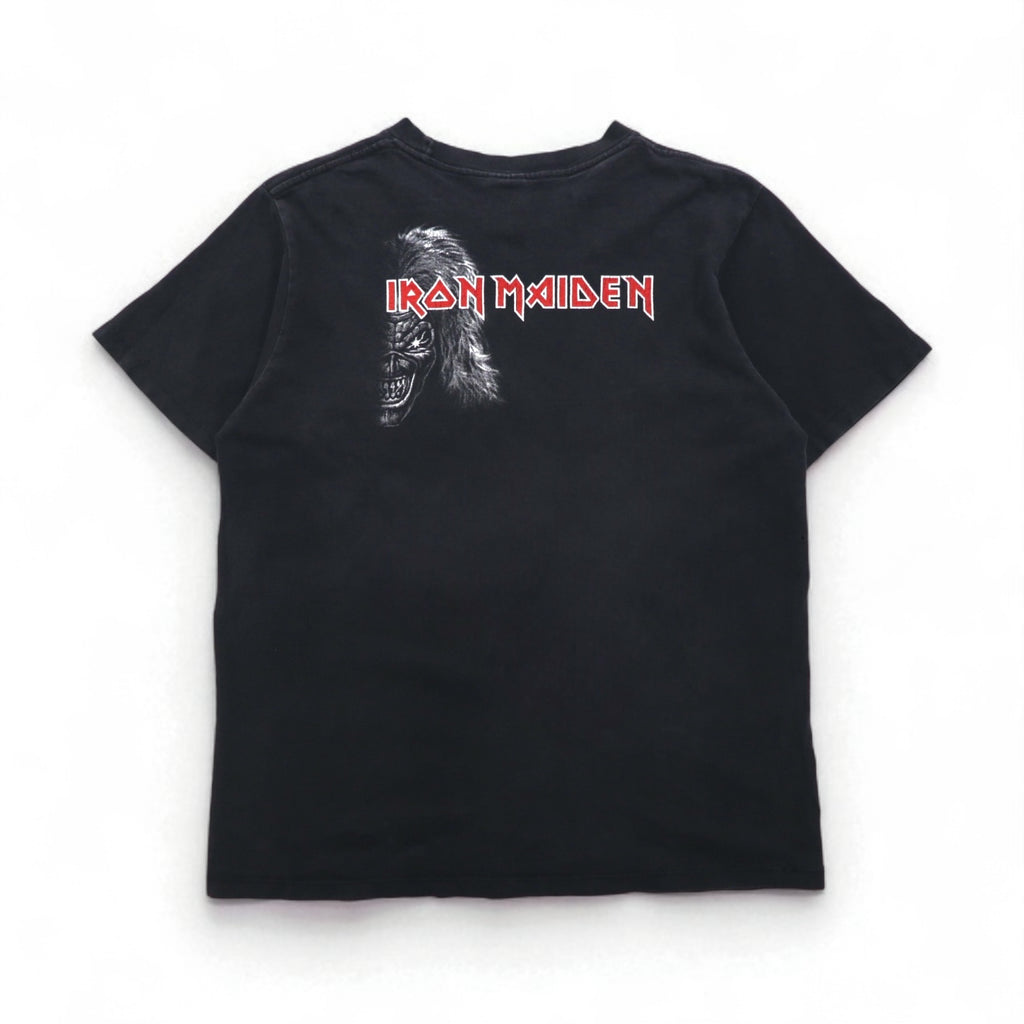 IRON MAIDEN アイアンメイデン ロック バンド Tシャツ M ブラック DEATH ON THE ROAD 両面プリント AAAボディ メキシコ製