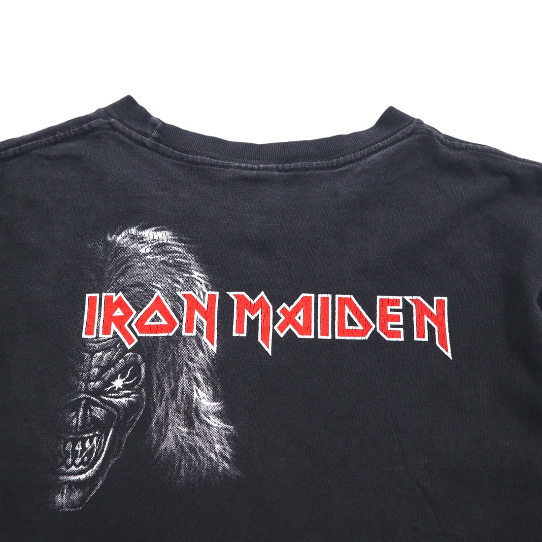 IRON MAIDEN アイアンメイデン ロック バンド Tシャツ M ブラック DEATH ON THE ROAD 両面プリント AAAボディ メキシコ製