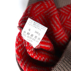 KENZO GOLF 90s All-over Print Knit Sweater, L, Cream, Wool