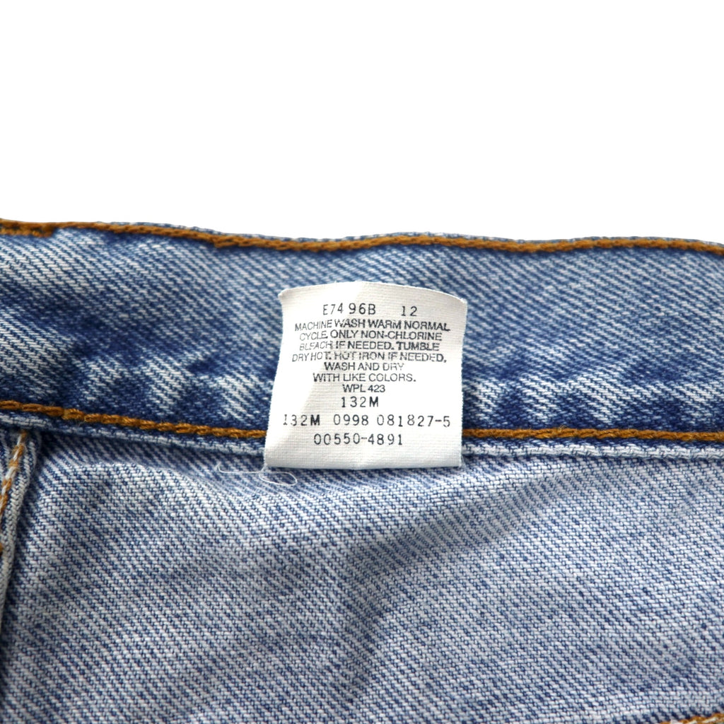 Levi's USA製 90年代 550 リラックスフィット テーパード デニムパンツ 33 ブルー アイスウォッシュ コットン ジッパーフライ Relaxed Tapered Leg Jeans 550-4891