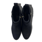 TOMMY HILFIGER ヌバックレザー ショートブーツ ブーティー 23.5cm サイドジップ ARISON F1285