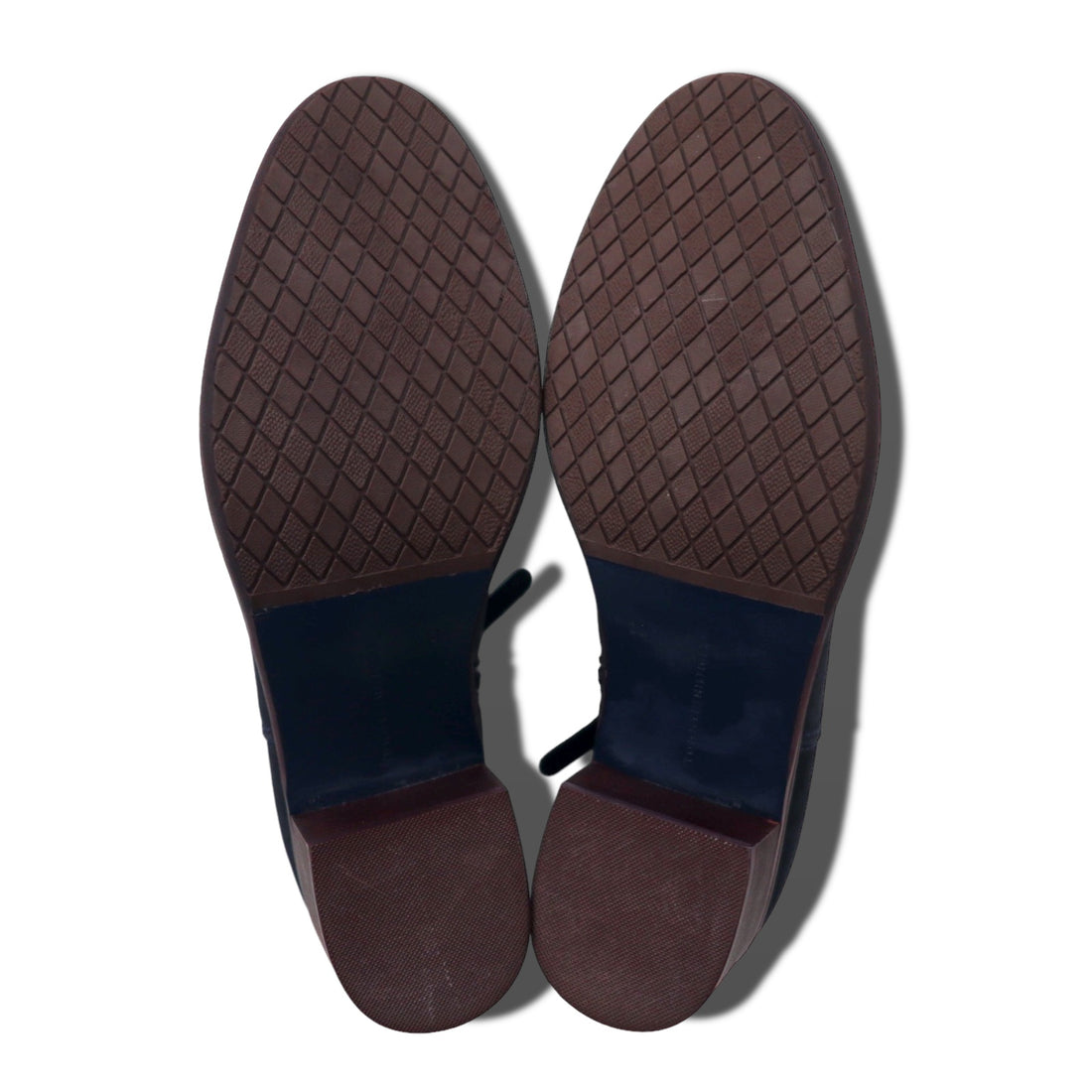 TOMMY HILFIGER ヌバックレザー ショートブーツ ブーティー 23.5cm サイドジップ ARISON F1285